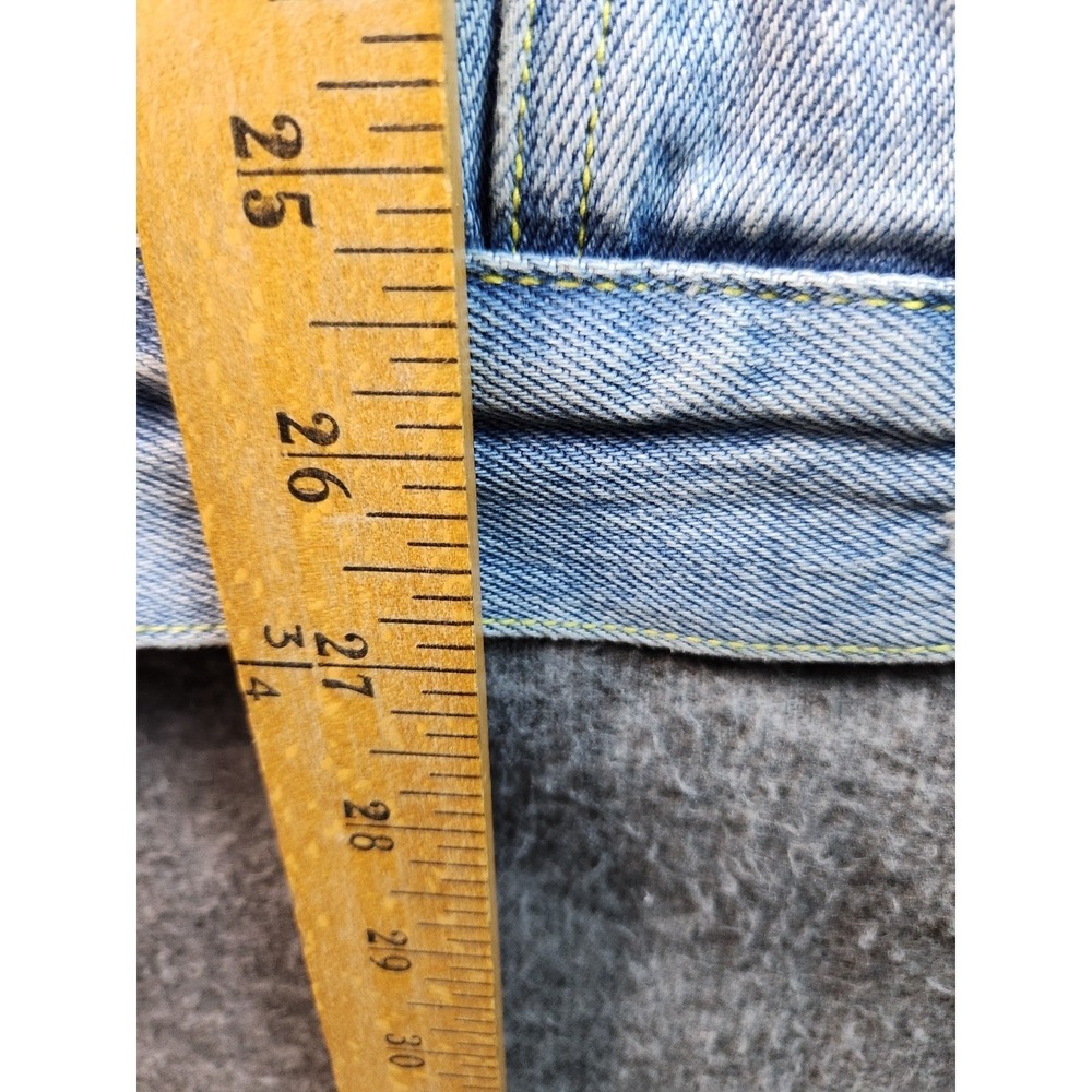 Civil Regime Embroidered Denim Trucker Jacket Streetwear -‎ Size Medium - Picture 7 of 16